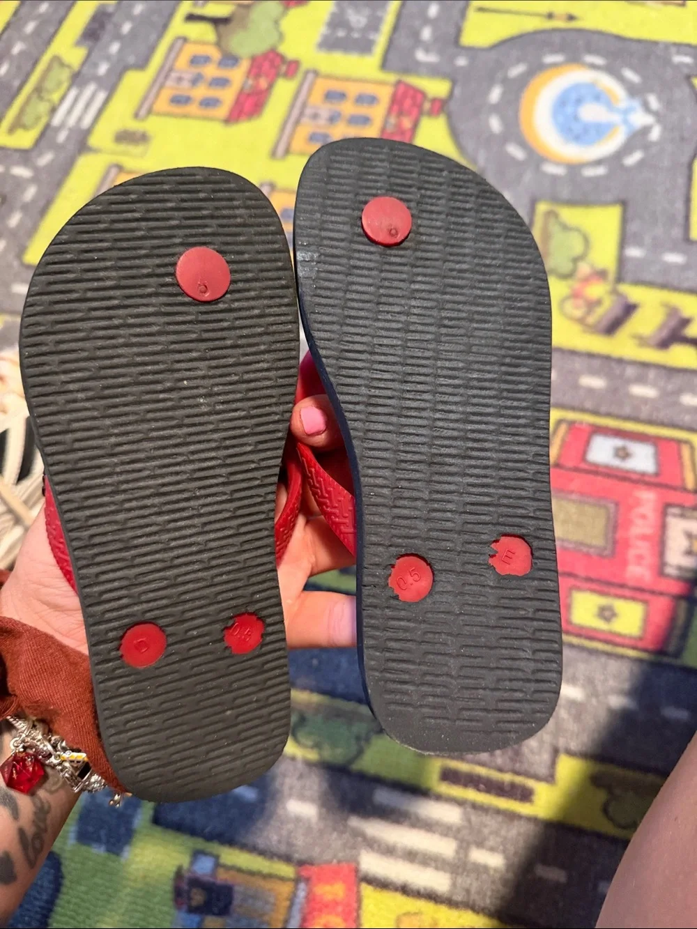 Havaianas Kids Spider-Man Red and Blue Flip Flops